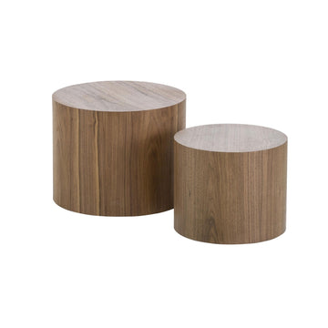 Mdf With Ash Oak Walnut Veneer Sidetable Coffee Table End Table Ottoman Walnut Walnut Mdf