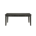 Transitional Gray Finish 1Pc Dining Table With 6X Storage Drawers Casual Dining Furniture Gray Dining Room Transitional Wood