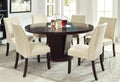 Classic Contemporary Ivory Fabric Set Of 2 Chairs Only Kitchen Dining Room Furniture Espresso Solid Wood Frame Cushion Seat Chairs Ivory Dining Room Classic,Contemporary,Modern Side Chair Rubberwood Solid Wood