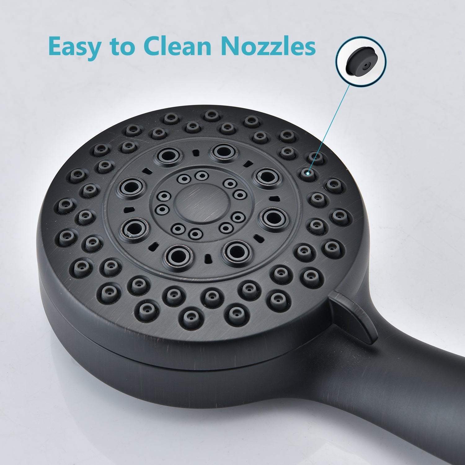 Handheld Shower Head With Hose High Pressure Shower Heads, Oil Rubbed Bronze Oil Rubbed Bronze Plastic