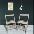 Folding Chair 2 S, Foldable Style Natural Natural Solid Wood