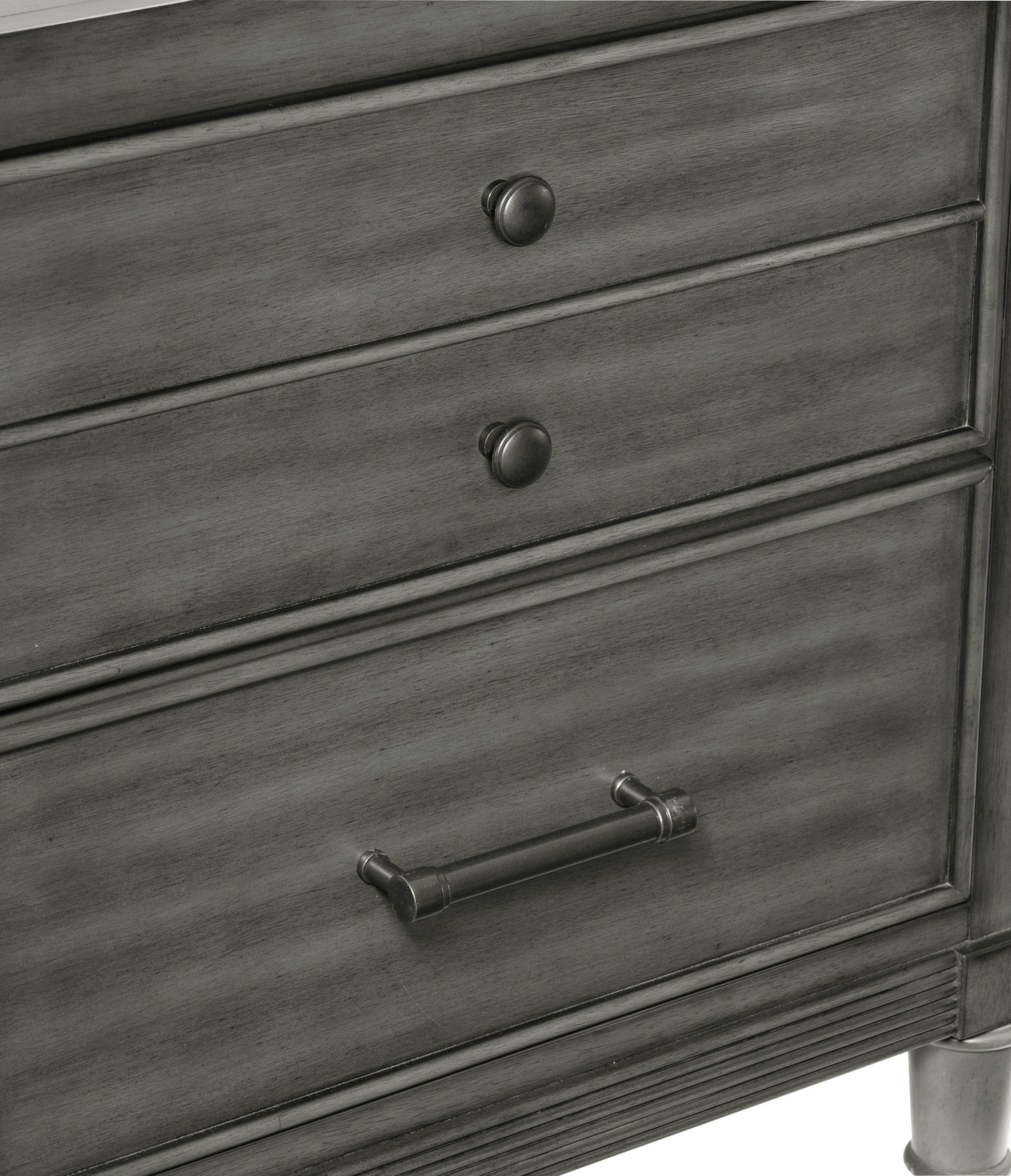 Transitional Style Gray Finish 1Pc Nightstand Of Drawers Versatile Look Bedroom Furniture Gray 2 Drawers Bedroom Transitional Wood