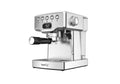 Geek Chef Espresso Machine,20 Bar Espresso Machine With Milk Frother For Latte,Cappuccino,Machiato,For Home Espresso Maker,1.8L Water Tank,Stainless Steel Complimentary Ese Filter Ban On , Temu Silver Stainless Steel