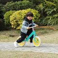 11Inch Kids Balance Bike Adjustable Height Carbon Steel & Pe Tires For 2 6 Years Blue Steel