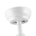 44 In Intergrated Led Ceiling Fan Lighting With White Abs Blade White Plywood