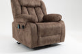 Recliners Lift Chair Relax Sofa Chair Livingroom Furniture Living Room Power Electric Reclining For Elderly Brown Metal & Wood