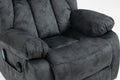 Recliners Lift Chair Relax Sofa Chair Livingroom Furniture Living Room Power Electric Reclining For Elderly Blue Metal & Wood