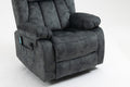 Recliners Lift Chair Relax Sofa Chair Livingroom Furniture Living Room Power Electric Reclining For Elderly Blue Metal & Wood