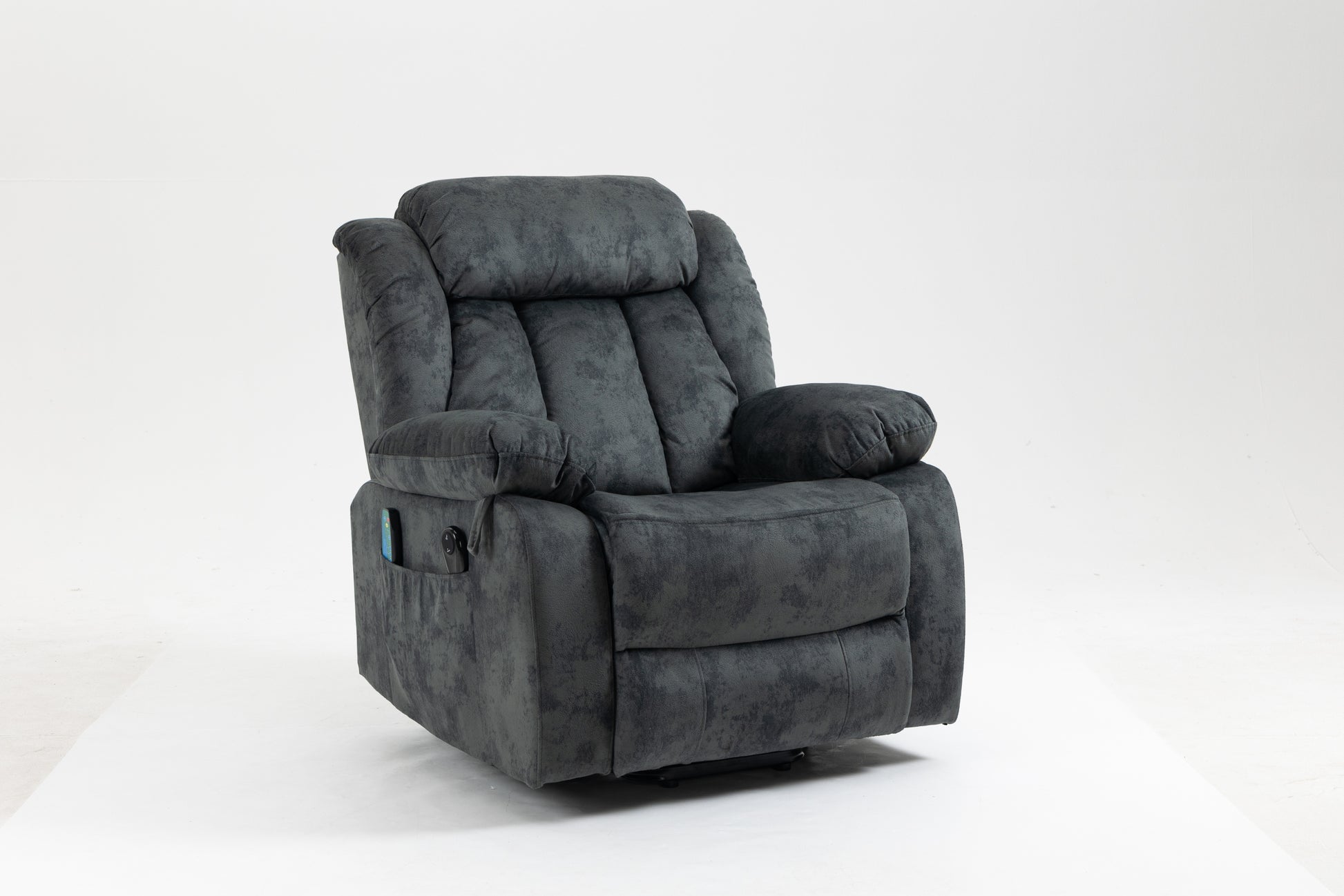 Recliners Lift Chair Relax Sofa Chair Livingroom Furniture Living Room Power Electric Reclining For Elderly Blue Metal & Wood