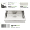 30 Inch Farmhouse Kitchen Sink 30