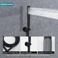 Wall Mounted Round Shower Combo Set With 10