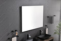 48X 36Inch Led Mirror Bathroom Vanity Mirror With Back Light, Wall Mount Anti Fog Memory Large Adjustable Vanity Mirror Gun Ash Aluminium