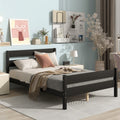 Full Bed With Headboard And Footboard,Espresso Sku:W504P149040 Full Espresso Pine