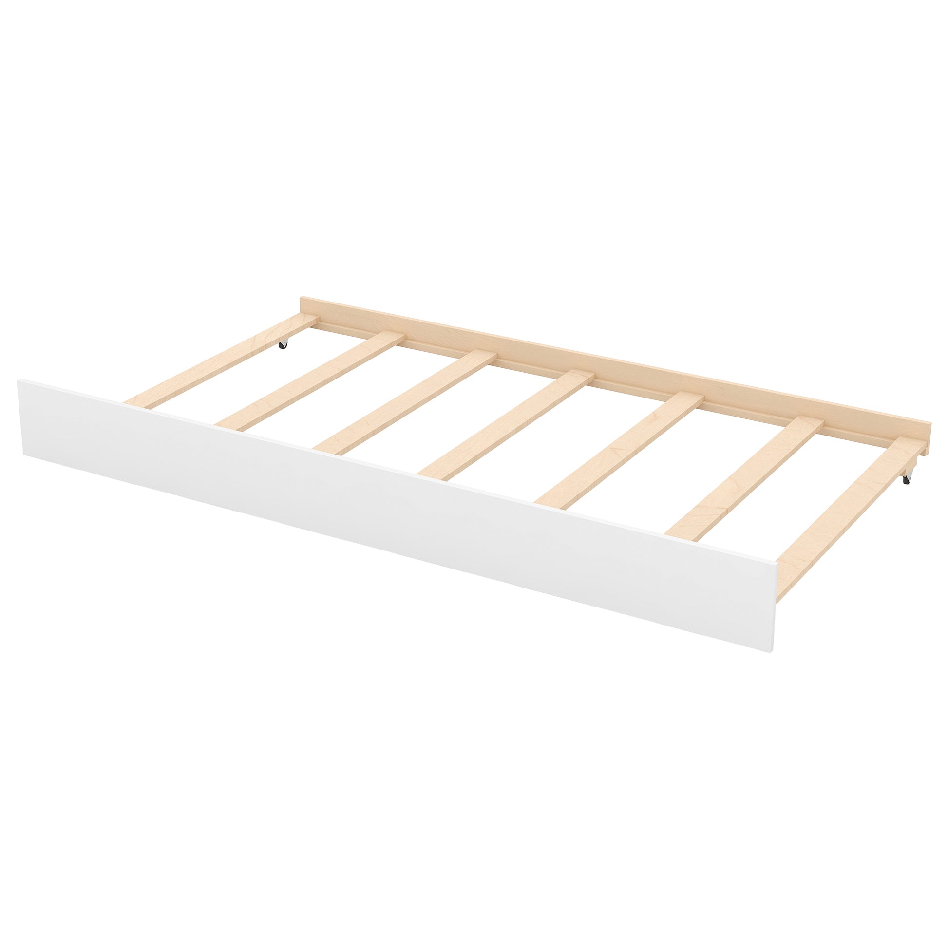 Twin Or Double Twin Daybed With Trundle,White Box Spring Not Required Twin White Wood Daybeds Pine