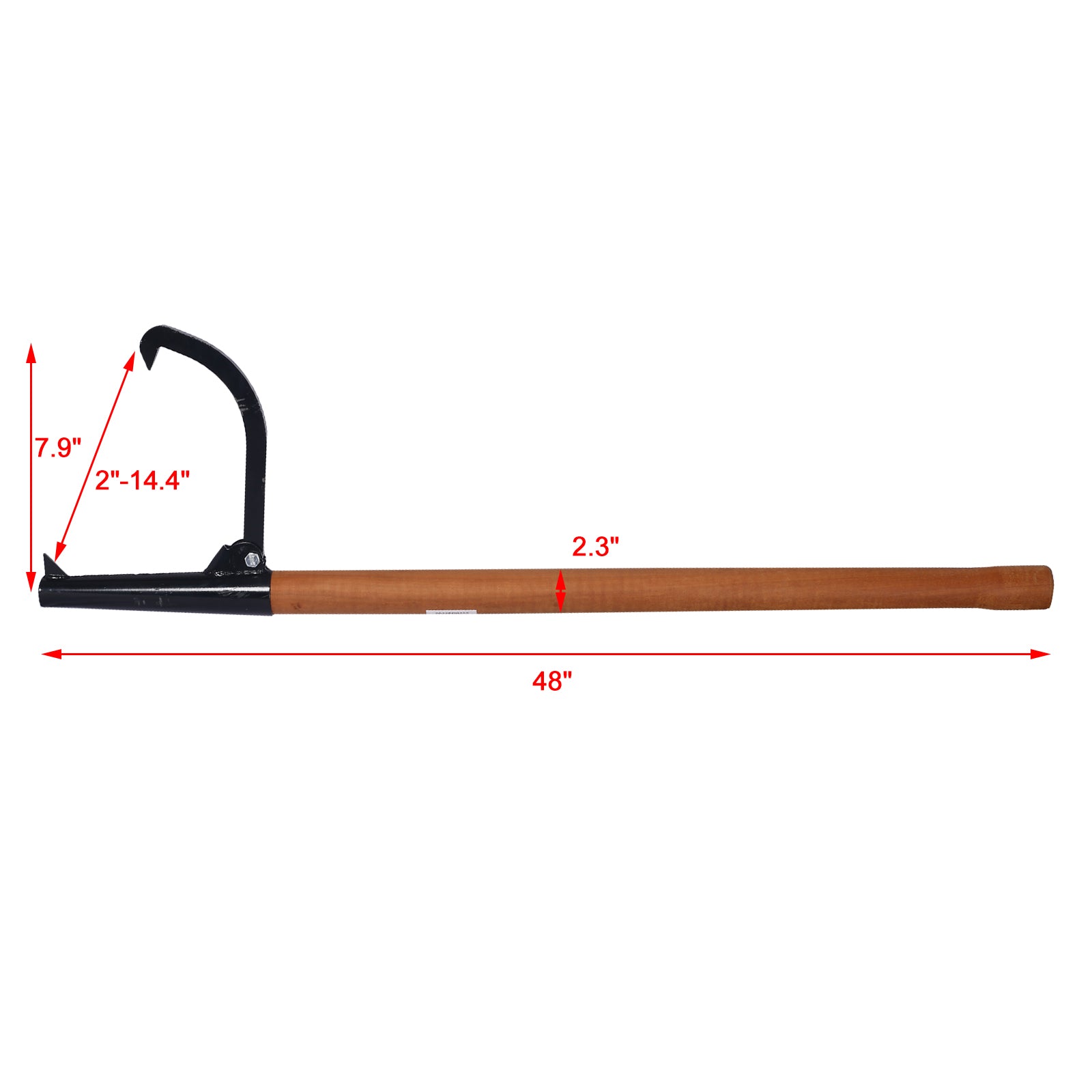 Log Peavy Cant Hook 48", Peavey Point Logging Tool Log Roller Tool 15In Opening Orange Steel