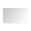 60X 36Inch Led Mirror Bathroom Vanity Mirror With Back Light, Wall Mount Anti Fog Memory Large Adjustable Vanity Mirror Gold Aluminium