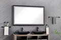 72In. W X 36In. H Oversized Rectangular Black Framed Led Mirror Anti Fog Dimmable Wall Mount Bathroom Vanity Mirror Hd Wall Mirror Kit For Gym And Dance Studio 36X 72Inches With Safety Ba Matte Black Aluminium