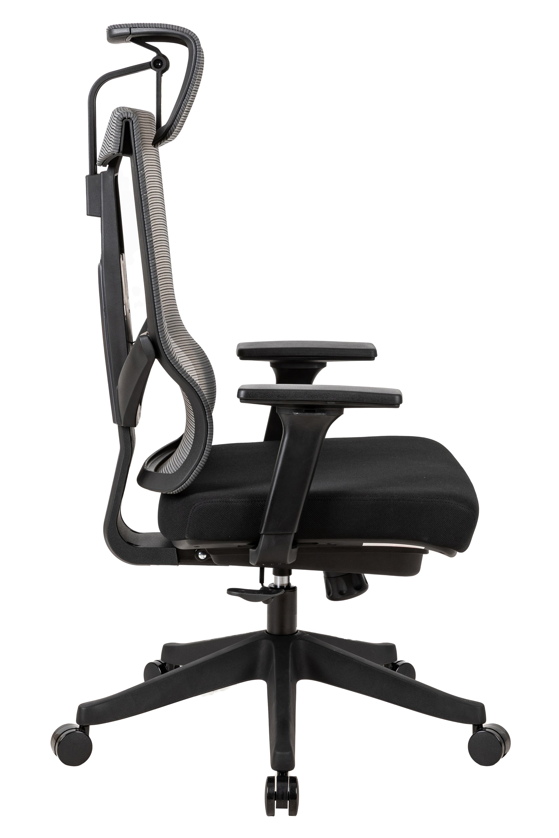 Excustive Office Chair With Headrest And 2D Armrest, Chase Back Function With 7 Gears Adjustment, Tilt Function Max 128 ,300Lbs,Black Mesh Imported From Germany, Bifma Certificated Black Nylon Mesh