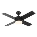 44 In Intergrated Led Ceiling Fan With Black Abs Blade Black Plywood