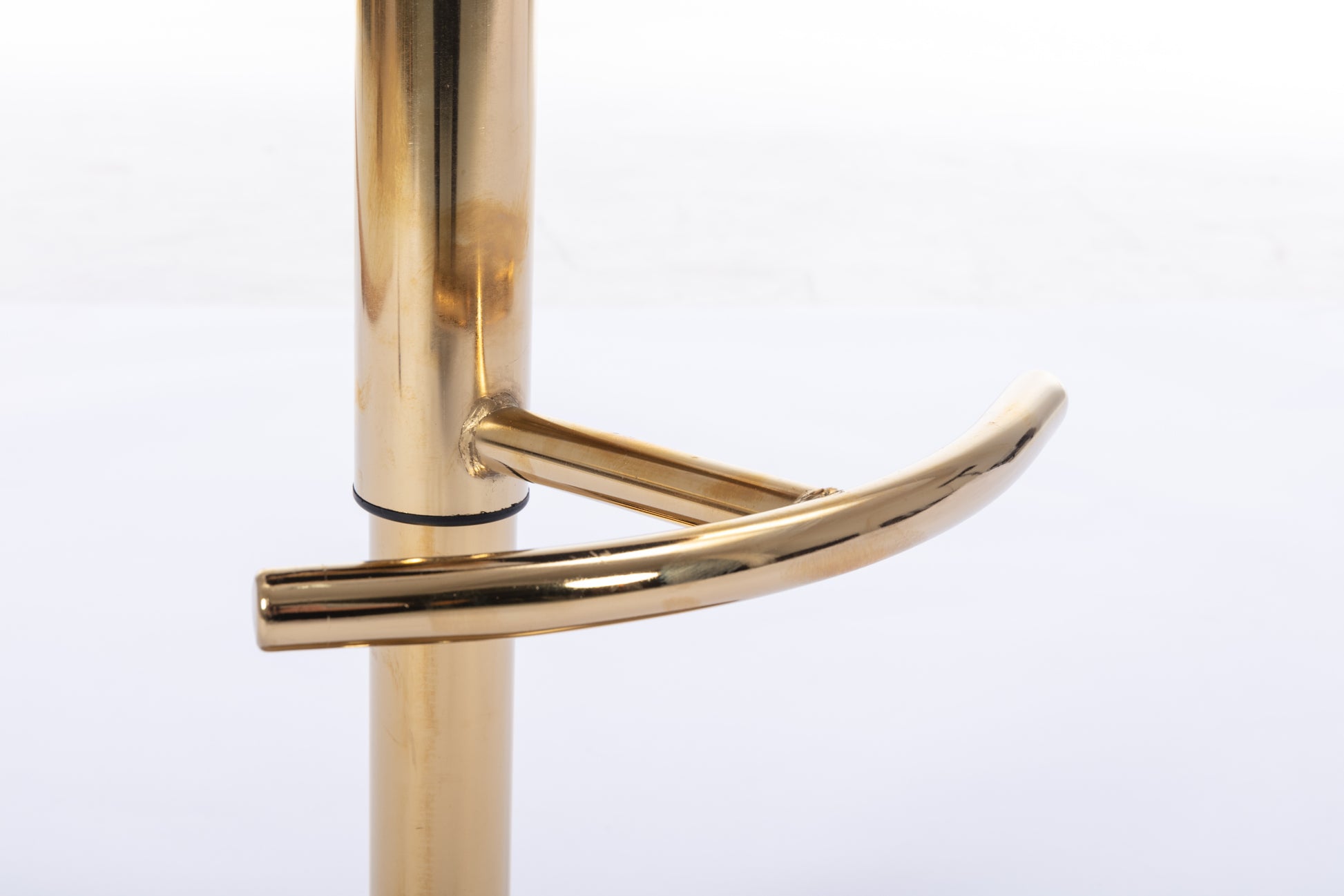Set Of 2 Bar Stools,With Chrome Footrest And Base Swivel Height Adjustable Mechanical Lifting Velvet Golden Leg Simple Bar Stool Green Green Foam Fabric