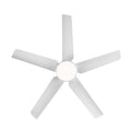 Yuhao 48 In Intergrated Led Ceiling Fan With White Abs Blade White Abs Steel Q235