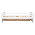 Daybed With Two Storage Drawers ,White Sku:W504P148589 Twin White Pine