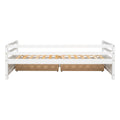 Daybed With Two Storage Drawers ,White Old Sku:W50450915 Twin White Pine