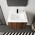 Bathroom Cabinet With Sink,Soft Close Doors,Float Mounting Design,24 Inch For Small Bathroom,24X18 00624Caw Kd Packing California Walnut Bathroom Modern Plywood Plywood