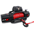 Electric Winch Xpv 13500 Lbs 12V Synthetic Red Rope Arrival Jeep Towing Truck 4Wd Black Aluminium