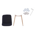 Dining Chair Balck 1Pc 1Ctn Black Fabric