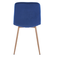 Dining Chair Blue 1Pc 1Ctn Blue Fabric