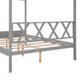 Full Size Wood House Bed With Storage Space, Gray Old Sku :Lp000002Aae Gray Solid Wood