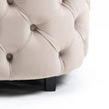 Accent Chair Classical Barrel Chair For Living Room Modern Leisure Sofa Chair Khaki Khaki Foam Velvet