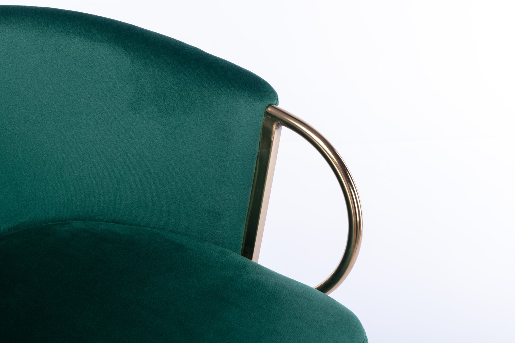 Set Of 2 Bar Stools,With Chrome Footrest And Base Swivel Height Adjustable Mechanical Lifting Velvet Golden Leg Simple Bar Stool Green Green Foam Fabric