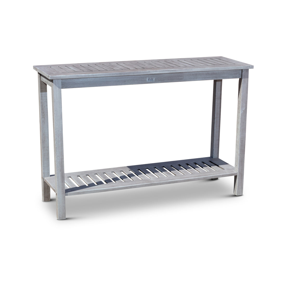 Eucalyptus Console Table, Silver Gray Silver Grey Eucalyptus