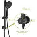 Multi Function Dual Shower Head Shower System With 4.7