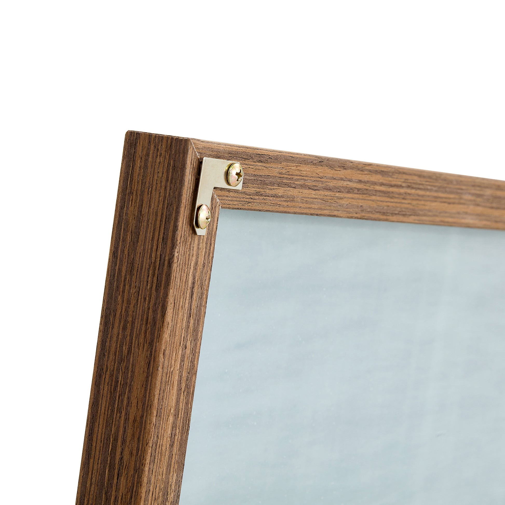 Brown Solid Wood Frame Full Length Mirror, Dressing Mirror, Bedroom Home Porch, Decorative Mirror, Clothing Store, Floor Mounted Large Mirror, Wall Mounted.60"*17" Brown Glass