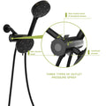 Multi Function Dual Shower Head Shower System With 4.7
