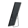 3Rd Generation Black Solid Wood Frame Full Length Mirror, Dressing Mirror, Bedroom Porch, Decorative Mirror, Clothing Store, Floor Mounted Large Mirror, Wall Mounted. 60 