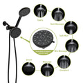 Multi Function Dual Shower Head Shower System With 4.7