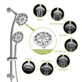 Multi Function Dual Shower Head Shower System With 4.7