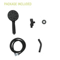 Multi Function Adjustable Hand Shower 7 Function Hand Shower, Matte Black Matte Black Plastic