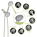 Multi Function Dual Shower Head Shower System With 4.7