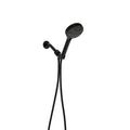 Multi Function Adjustable Hand Shower 8 Function Hand Shower, Matte Black Matte Black Plastic