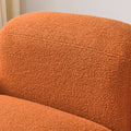 Single Chair For Modular Sofa Orange,Orange Polyester,Polyester