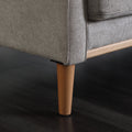 Living Space Sofa 3 Seater With Waterproof Fabricusb Charge Port Light Gray Foam Fabric 3 Seat