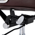Lobby Office Chair Home And Office Brown Genuine Leather