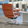 Lobby Office Chair Home And Office Brown Genuine Leather