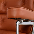 Lobby Office Chair Home And Office Brown Genuine Leather