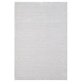 Milano Collection Pale Celadon Woven Area Rug White Polyester